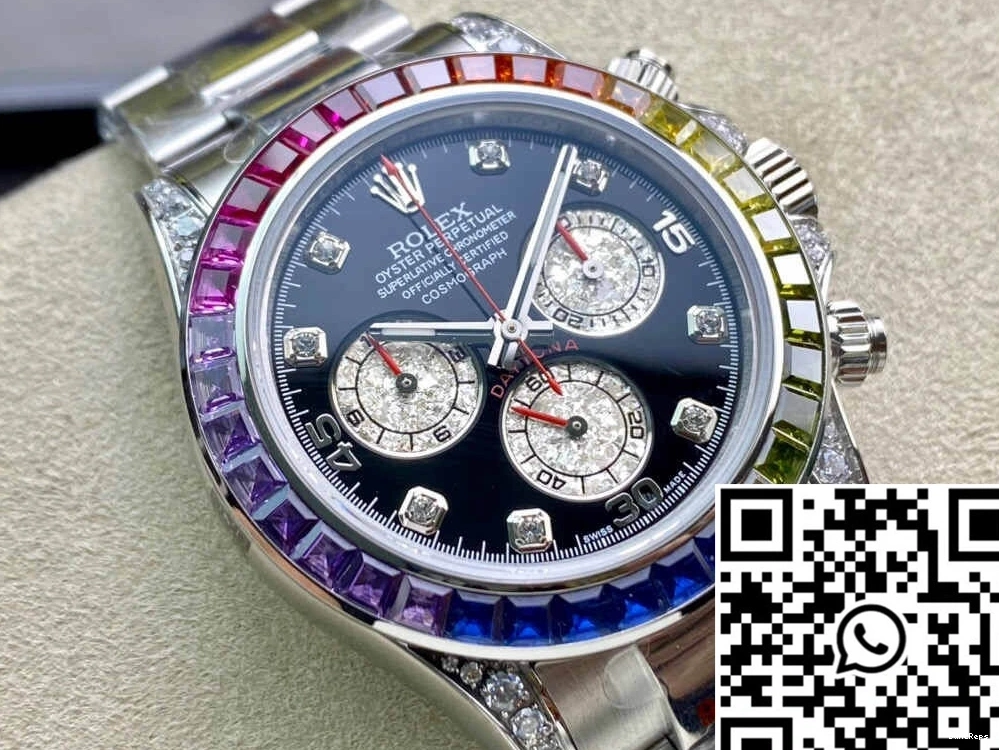 RBOW Dial Cosmograph Diamond-set 116599 JH Factory Rolex Daytona 0423